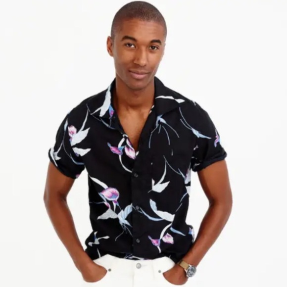 J.Crew Wallace and Barnes Camp Collar shirt - Picture 4 of 4